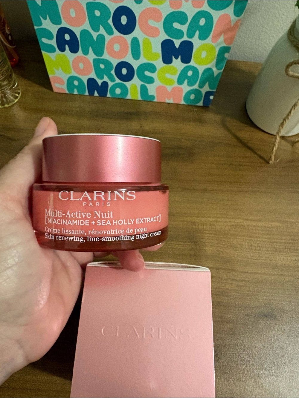 Clarins Multi-Active Nuit Night Cream Moisturizer for Lines, Pores, Glow 1.7oz - Picture 5 of 15